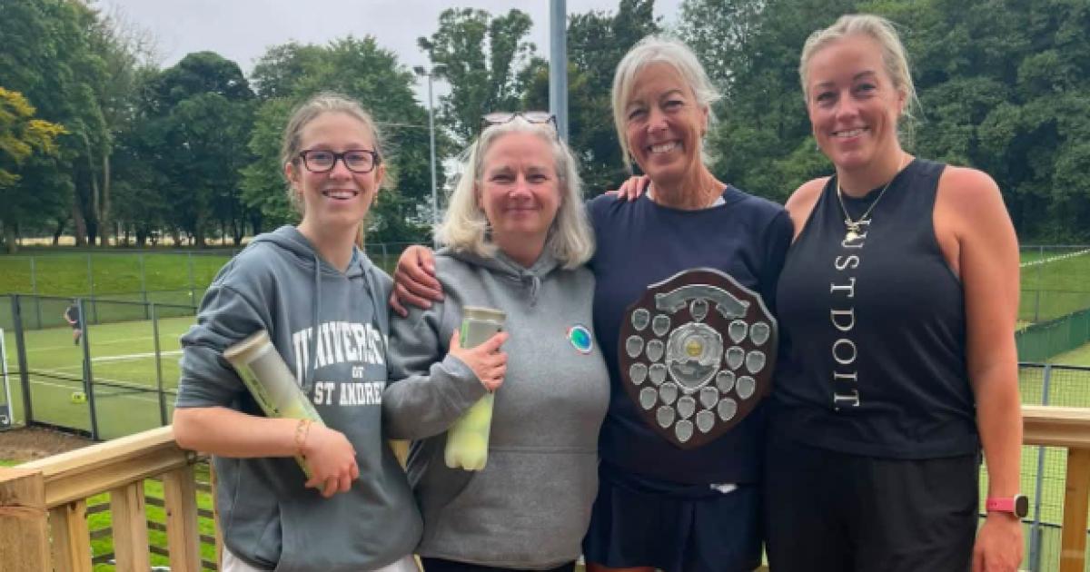 Largs Tennis Club doubles crown won by mother and daughter
