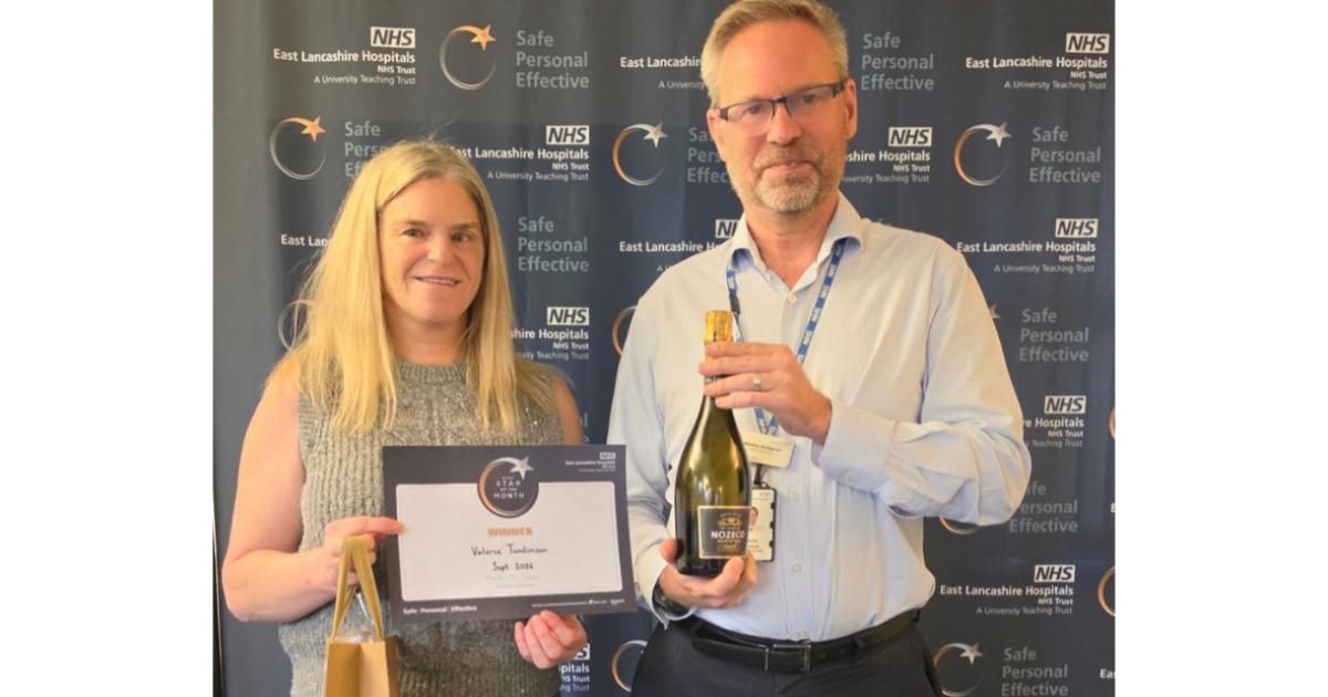 East Lancashire neonatal nurse recognised with special award