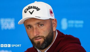 Jon Rahm during his Irish Open news conference in Doonbeg