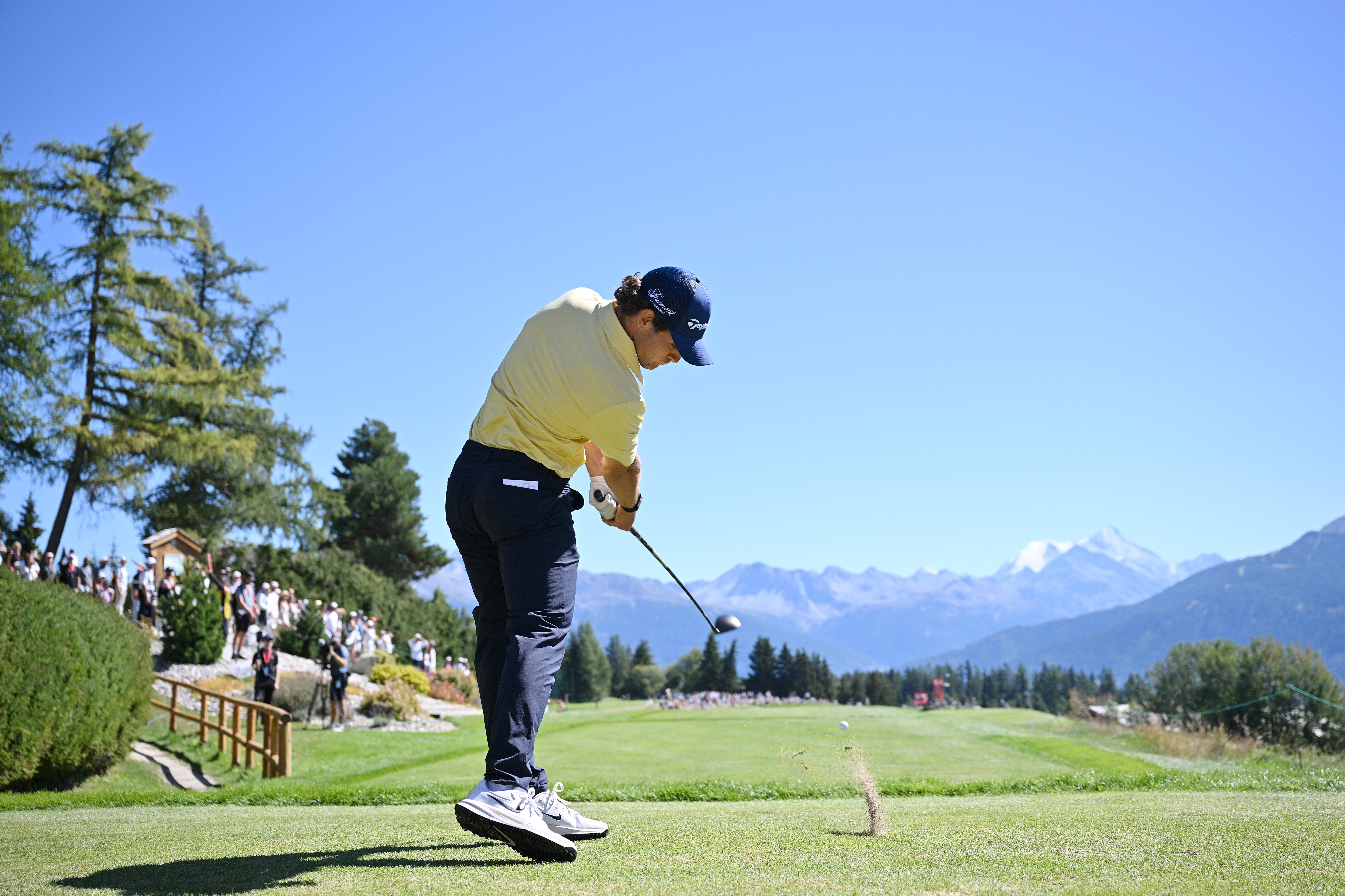 Angel Ayora hits the ball a mile