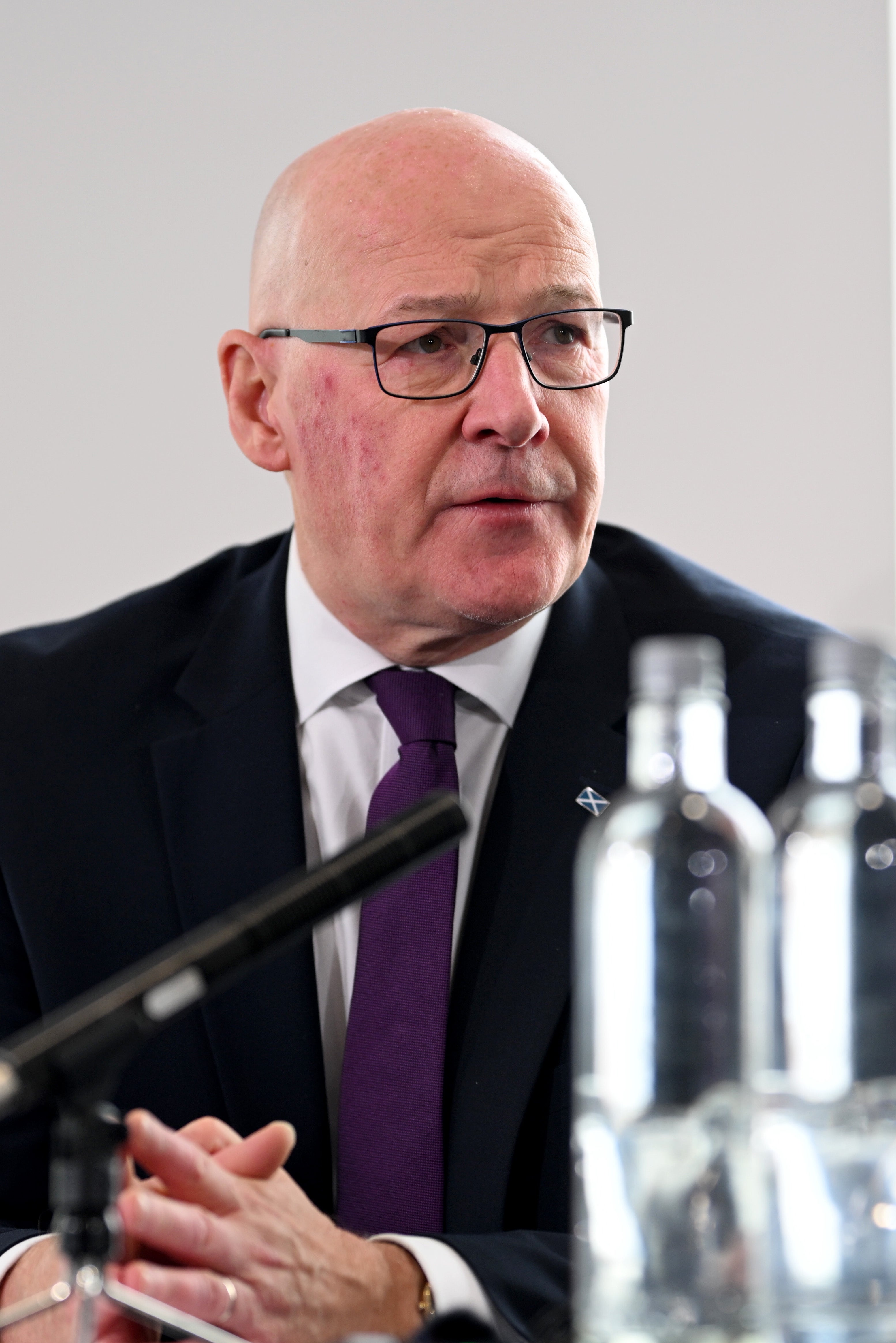 The Scottish first minister Mr Swinney insisted a Scottish independence referendum must be held within the next five years, and said Scots would choose to exit the union if another vote takes place