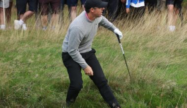 Rory McIlroy falters after strong start as Aaron Rai leads at Wentworth