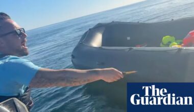 Far-right activist Daniel Thomas slashes dinghy in Channel with blade while rescue worker onboard | The far right