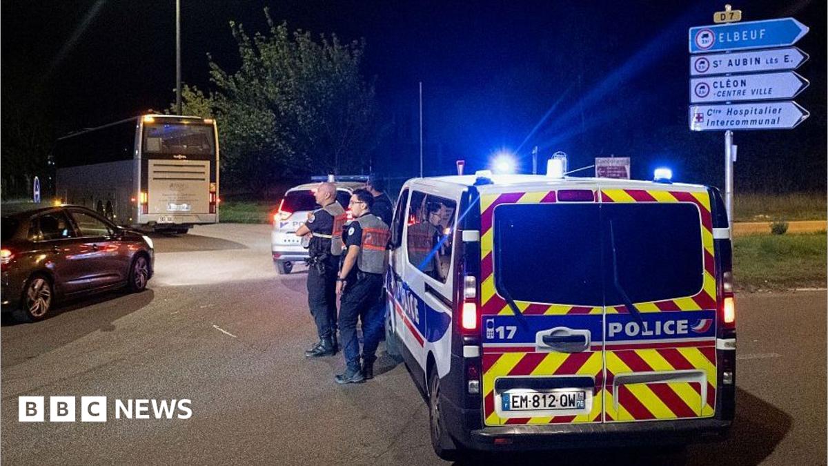 Police seal the area after a passenger train derailed in northern France. Photo: 11 September 2026
