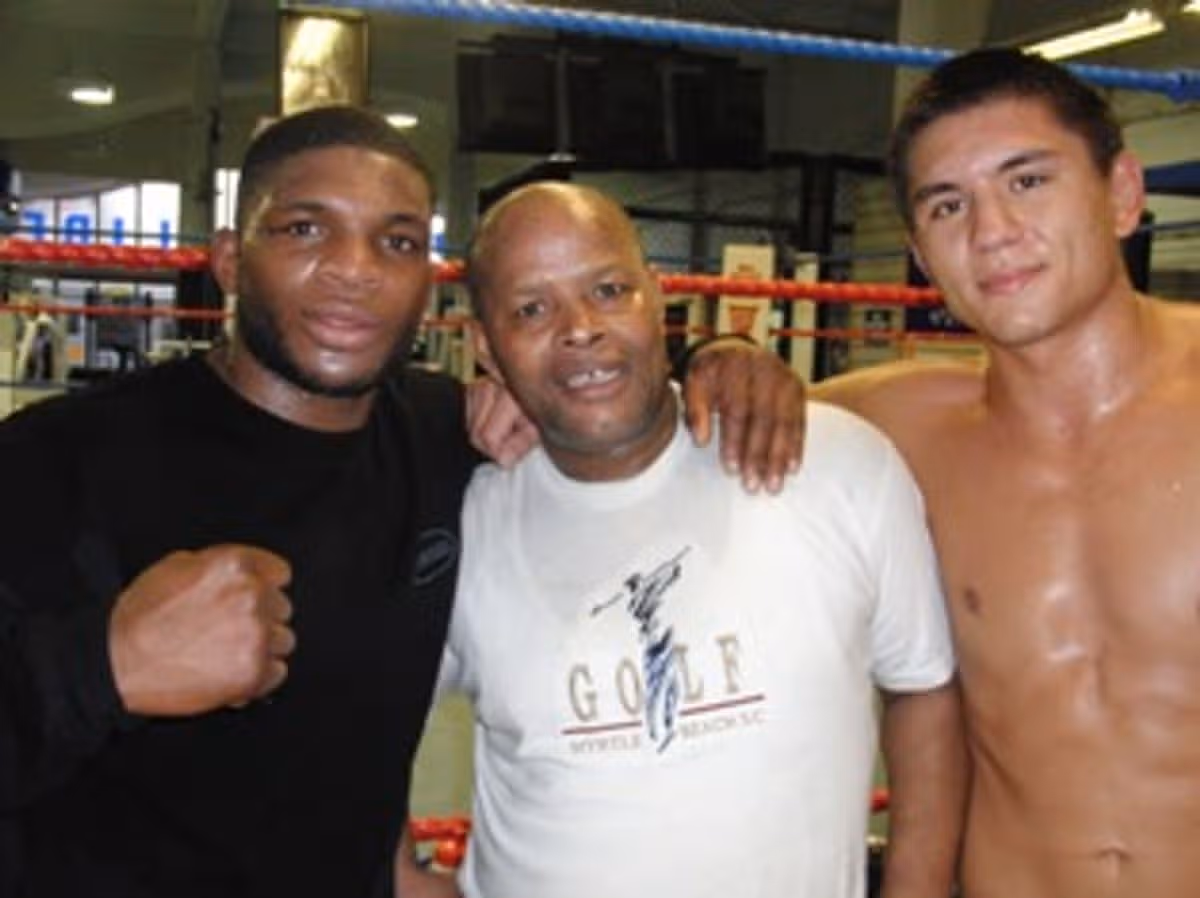 Former mixed martial artist and kickboxer Paul Daley (L) pictured with Tony around 2010