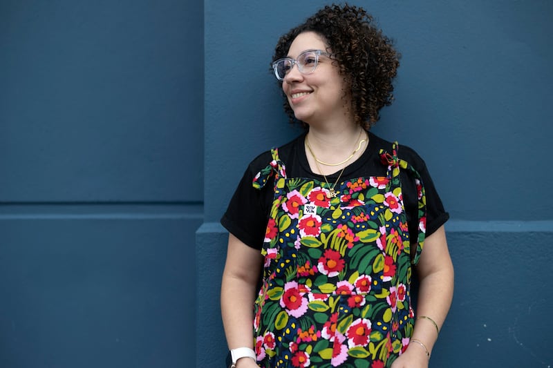 Juliana Germinio: 'I want to leave Belfast a better place than I found it. I can see the change – and that’s the exciting bit.'  Photograph: Chris Maddaloni/The Irish Times
