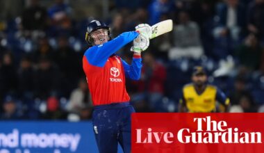 England defeat Sri Lanka by six wickets: second men’s cricket T20 international – as it happened | Cricket