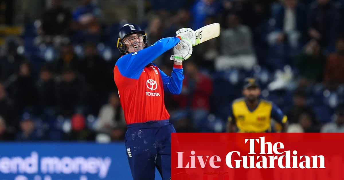 England defeat Sri Lanka by six wickets: second men’s cricket T20 international – as it happened | Cricket