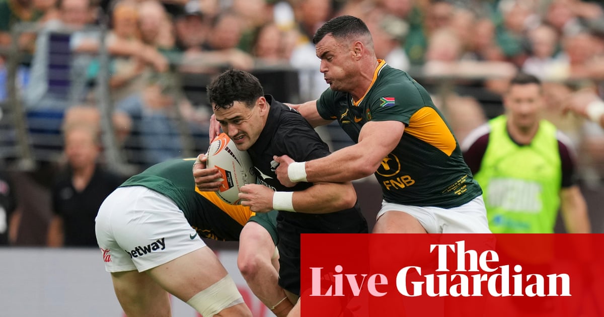South Africa 43-28 New Zealand: fourth and final rugby union Test – as it happened | Rugby union