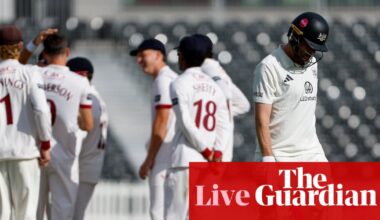 Leicestershire charged by ECB, Nottinghamshire v Hampshire, and more: county cricket, day one – live | County Championship