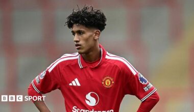 Manchester United's JJ Gabriel