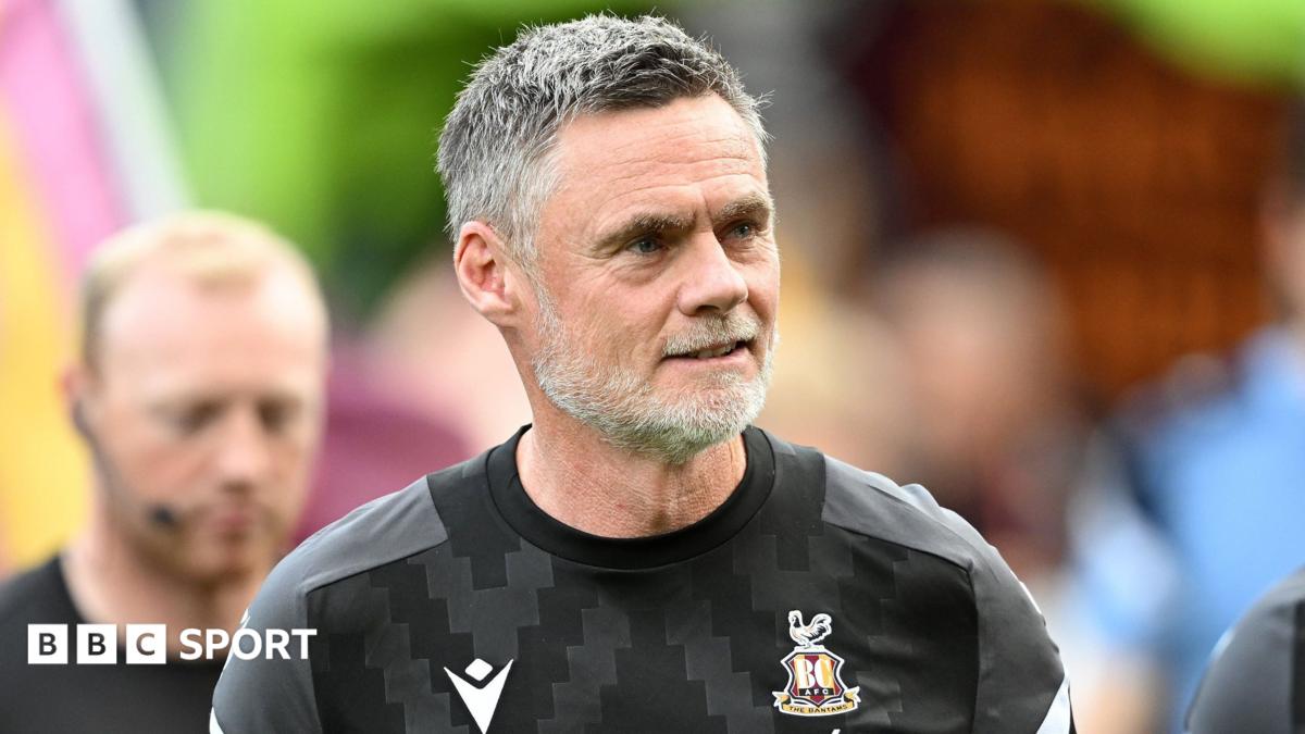 Graham Alexander before a pre-season friendly between Bradford City and Preston North End