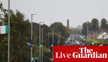 Northern Ireland live: controversial Orange Order march in Portadown delayed amid huge protest | Northern Ireland