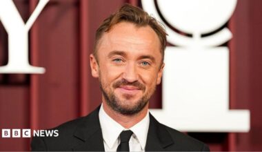 Tom Felton attends The 78th Annual Tony Awards Red Carpet at Radio City Music Hall on June 08, 2025 in New York City.