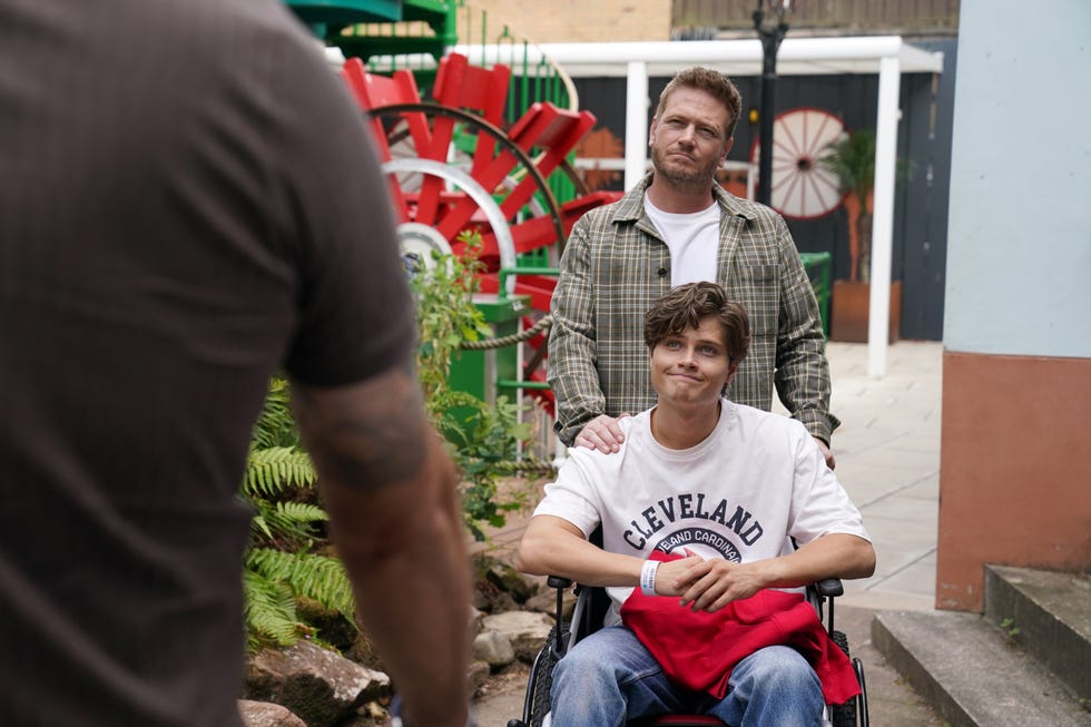 EMBARGO 08/09/2026 Jonah and Caleb Keane in Hollyoaks embargo 08092026 jonah and caleb keane in hollyoaks