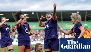 England survive sluggish start to overwhelm Australia in second half | Women's rugby union