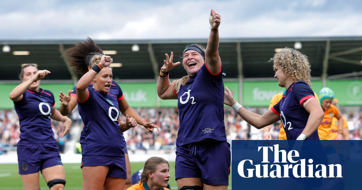 England survive sluggish start to overwhelm Australia in second half | Women's rugby union