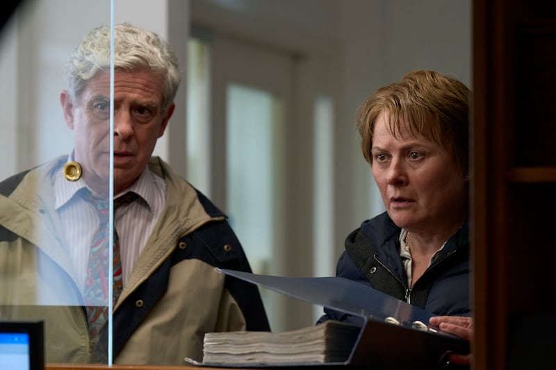 The Lost Children of Tuam: Andrew Bennett as Aidan Corless and Monica Dolan as Catherine Corless in Frank Berry's film. Photograph: Enda Bowe