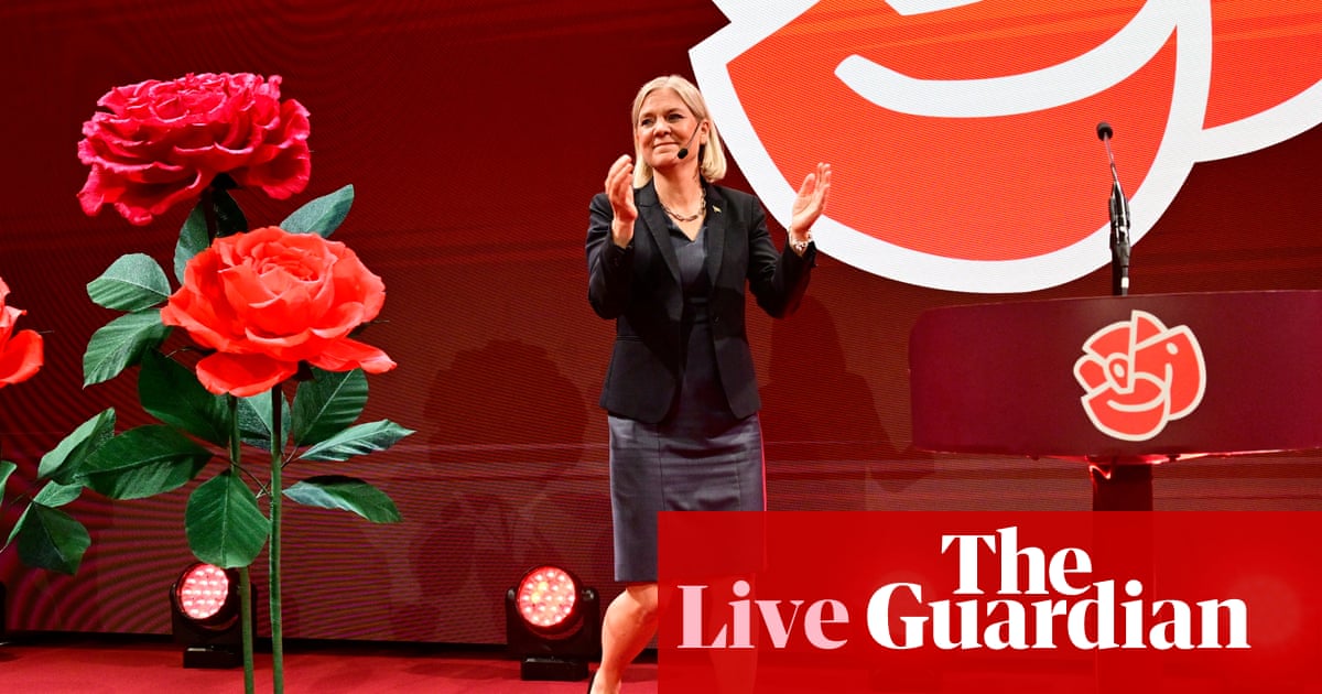 Centre-left bloc leads Swedish elections – as it happened | Sweden