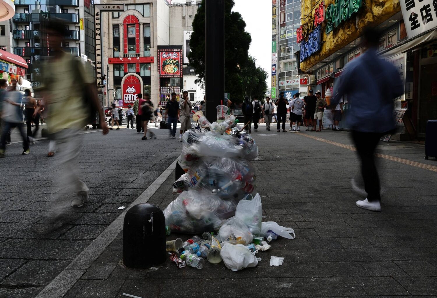 Tokyo considers littering fine to tackle growing trash issue in popular areas
