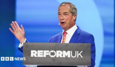 Reform UK won't be distracted by 'campaign of attacks', Farage tells party conference