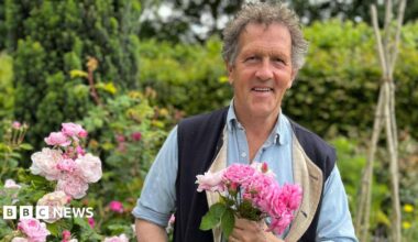Monty Don pictured on Gardeners' World in 2024