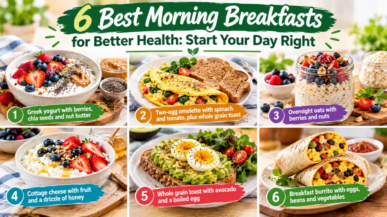 6 Best Morning Breakfasts for Better Health