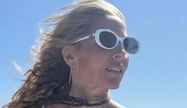 Bikini-clad Elsa Pataky displays rock-hard physique and insists 'you don't need a gym' to get a body like hers – see how