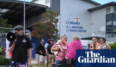 RNLI steps up security after attacks by far-right agitators over small boat rescues | Immigration and asylum