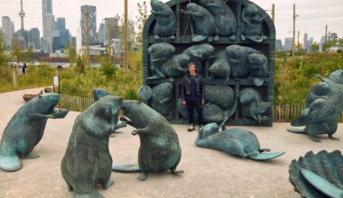 Kent Monkman’s first public sculpture is a condominium for beavers on Toronto’s waterfront - The Art Newspaper