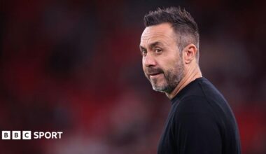 Image of Spurs' boss Roberto De Zerbi
