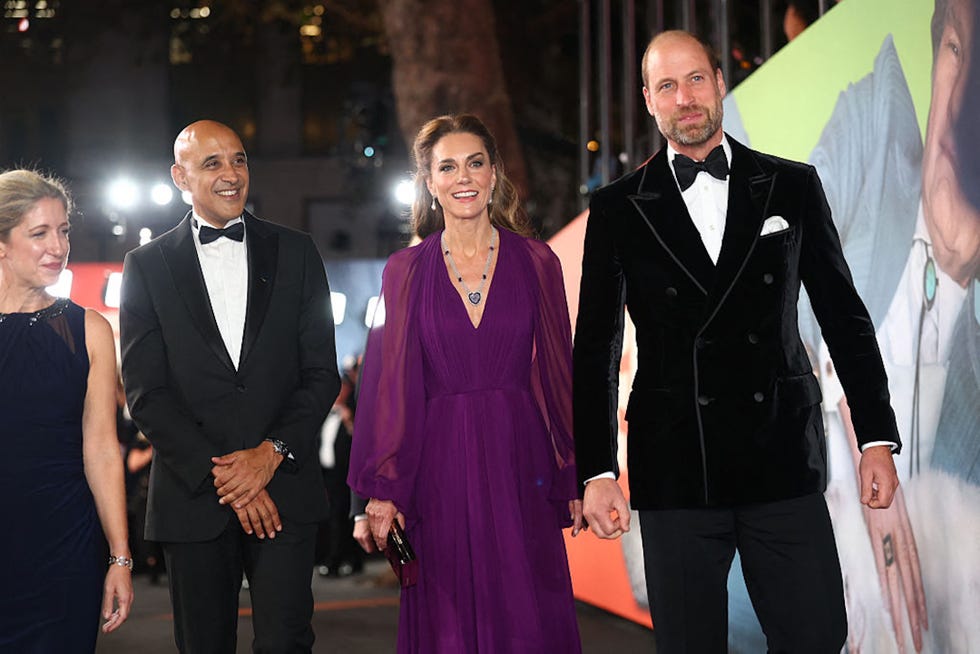 britain's prince william, prince of wales and britain's catherine, princess of wales arrive for the global premiere of the film 'digger' in leicester square in central london on september 22, 2026 photo by geoff pugh  pool  afp