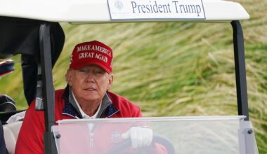 Trump loves golf and wants you to know he is friends with the pros