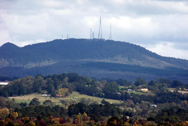 Landscape image of Mt. Canobolas.