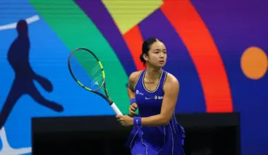 Alexandra Eala of Philippines during their US Open third-round match against Iva Jovic of the United States on Sept 5.