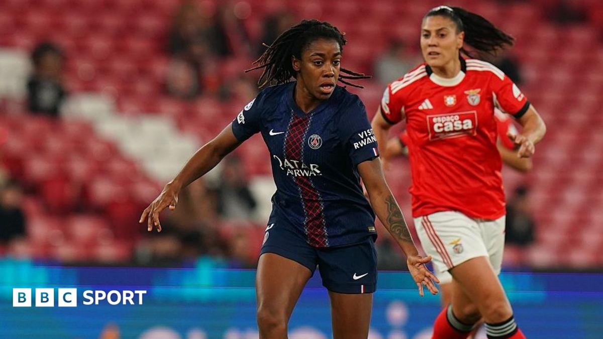 Jennifer Echegini playing in the Champions League in December 2025