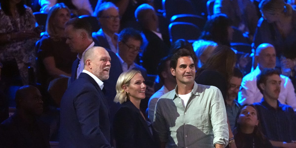 See Roger Federer with Zara and Mike Tindall at the Laver Cup 2026 in London