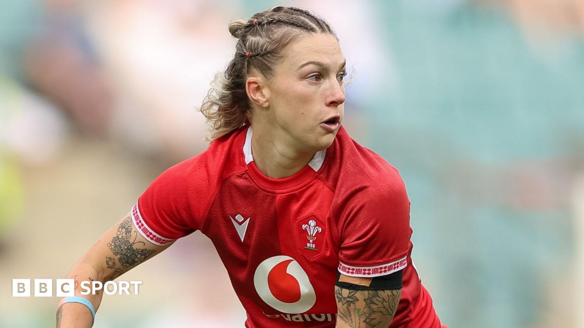 Keira Bevan in action for Wales