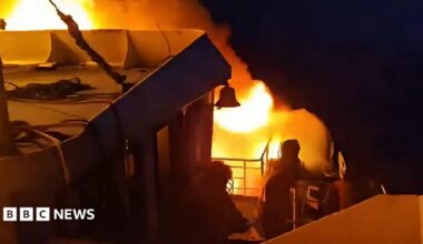 Five dead and 86 feared missing after Philippines ferry fire