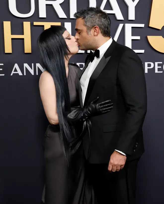 Lady Gaga and Michael Polansky at SNL50: The Anniversary Special