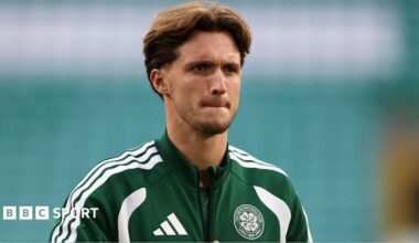 Johnny Kenny before Celtic's game against LASK in the Champions League at Parkhead, on 19 August 2026