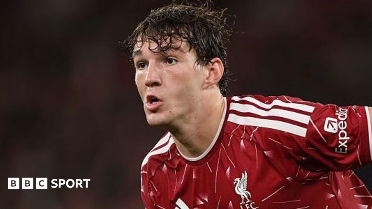 Lewis Koumas playing for Liverpool