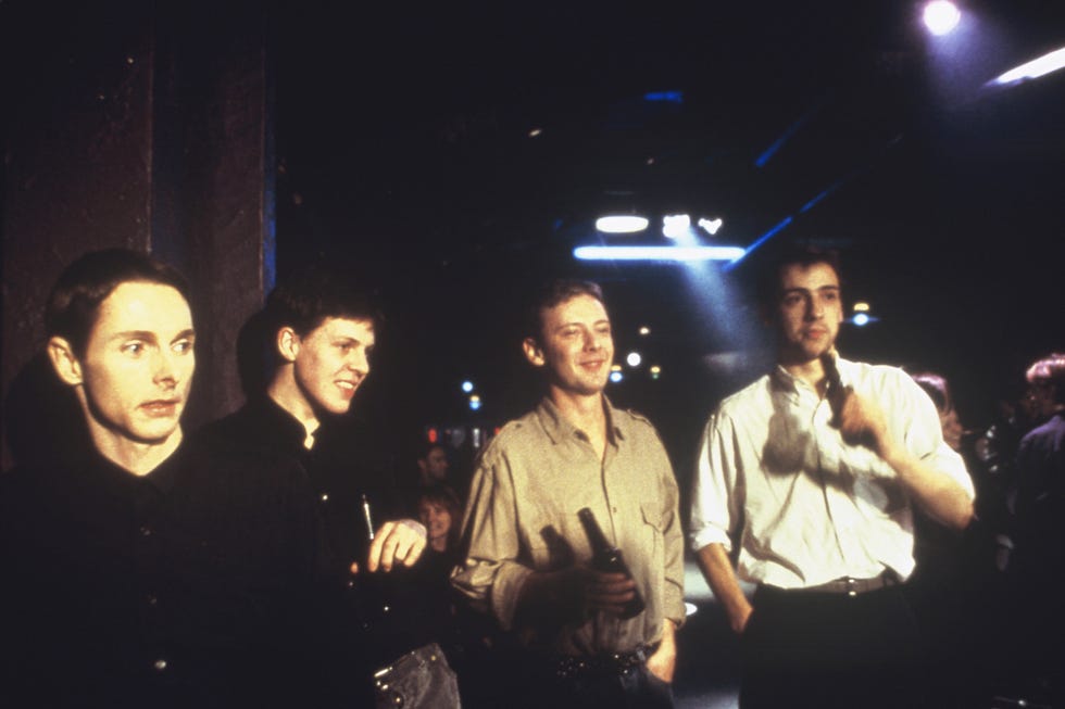 Sean Harris, Tim Horrocks, John Simm, Ralf Little, 24 Hour Party People sean harris tim horrocks john simm ralf little 24 hour party people