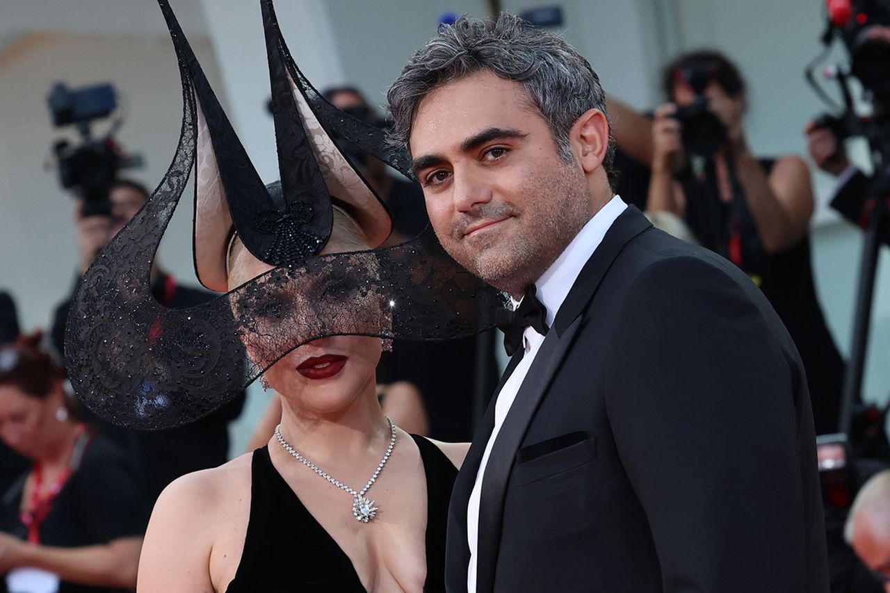 Lady Gaga and Michael Polansky attend the “Joker: Folie à Deux” red carpet during the 81st Venice International Film Festival at Sala Grande on September 04, 2024, in Venice, Italy.Credit: Elisabetta A. Villa/Getty