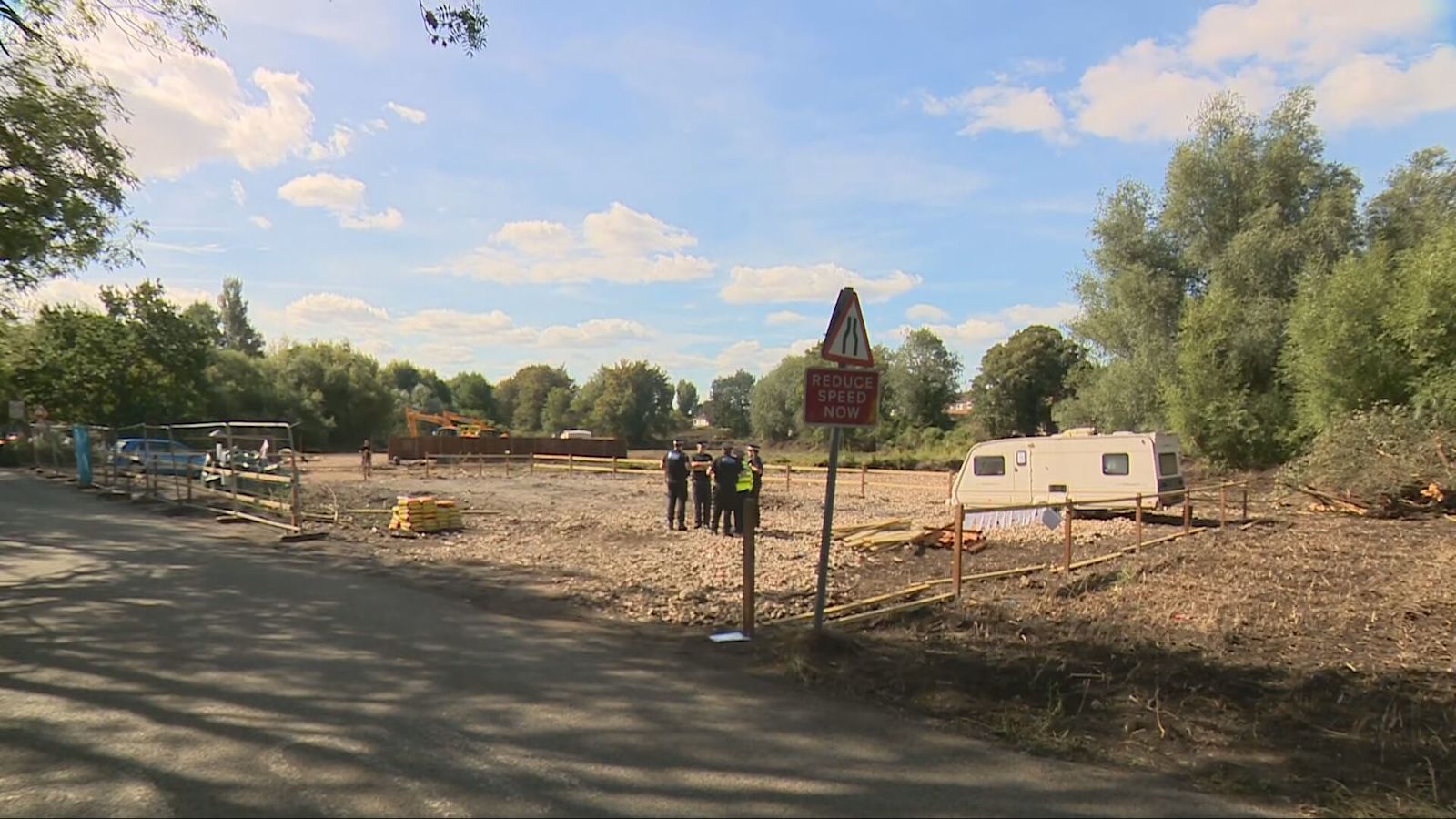 Anger as travellers' building work leaves Hertfordshire wildlife site 'completely destroyed'