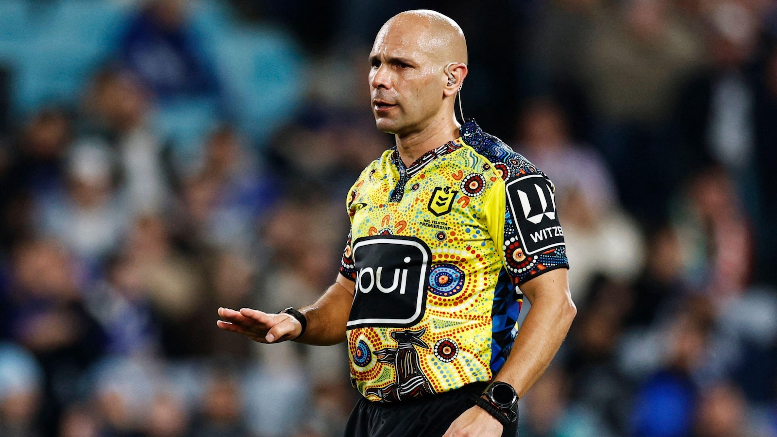 NRL play-off ends with chaos as referee attacked by projectiles