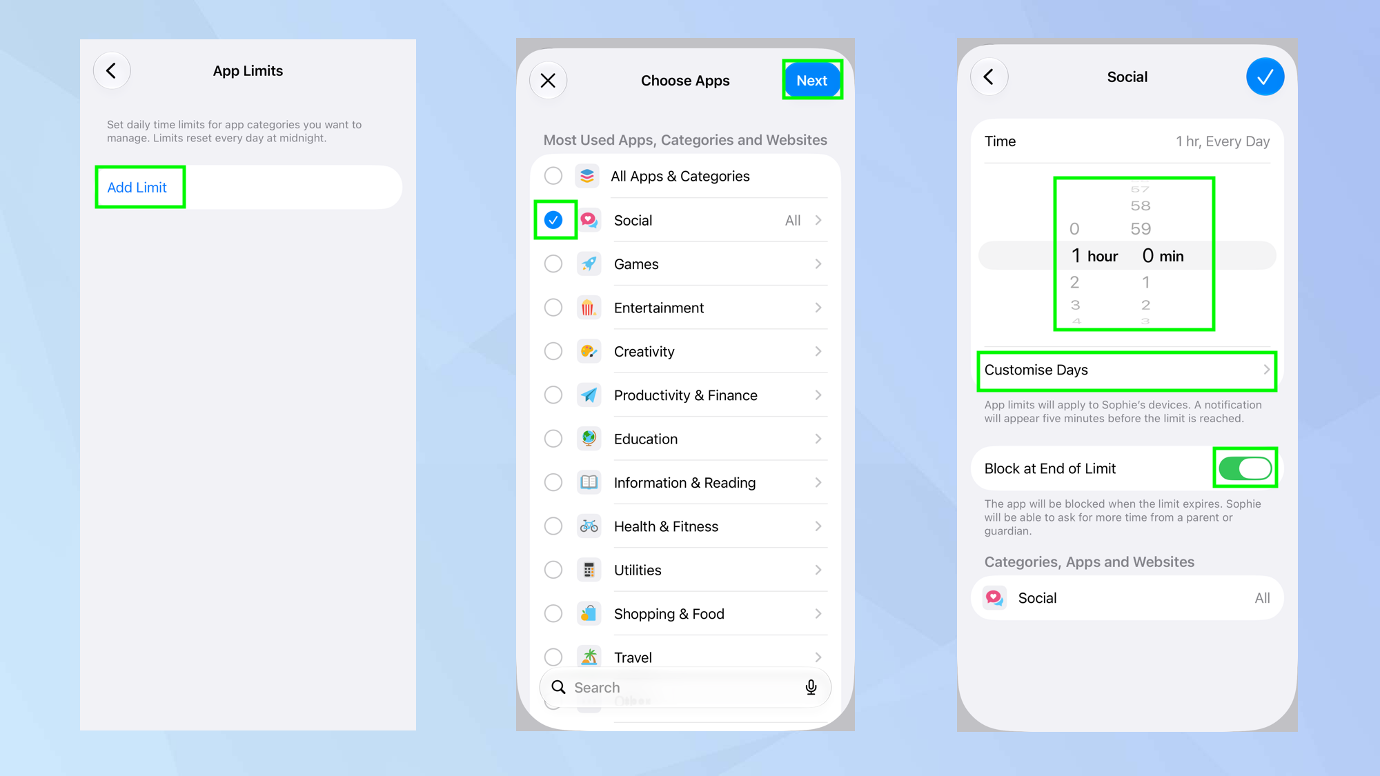 How to set up parental controls on an iPhone