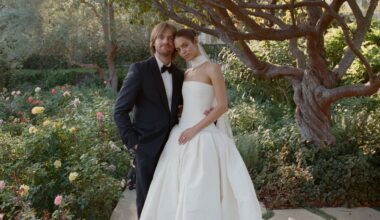 Inside Finneas and Claudia Sulewski’s Romantic Garden Wedding in Montecito