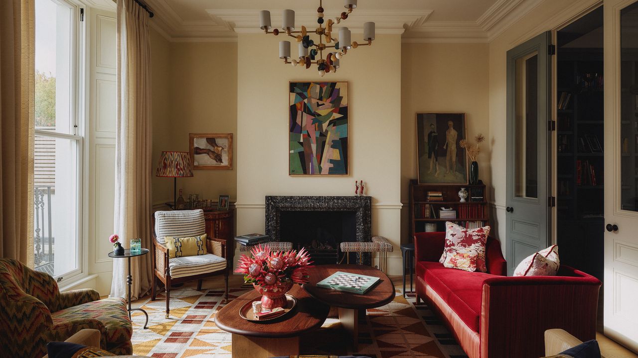 A colourful Victorian house in London designed for modern family life