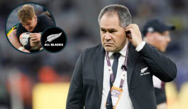 All Blacks team v Springboks: Dave Rennie drops Fabian Holland